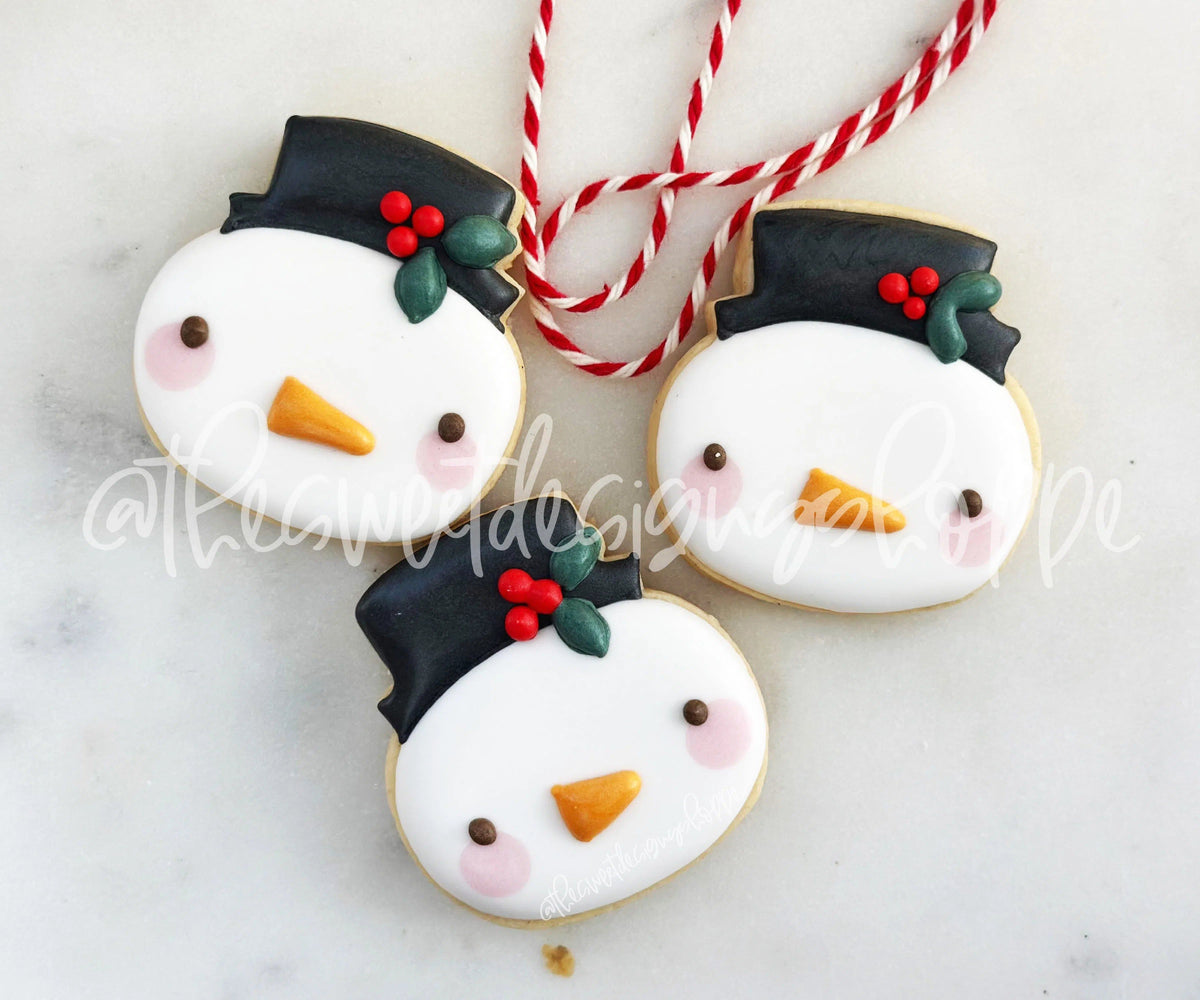 Cookie Cutters - Advent Snowman Face - Cookie Cutter - The Sweet Designs Shoppe - TSDS - - 12 days,Advent Calendar,ALL,Christmas,Christmas / Winter,Christmas Cookies,Cookie Cutter,Frosty,Promocode,STL