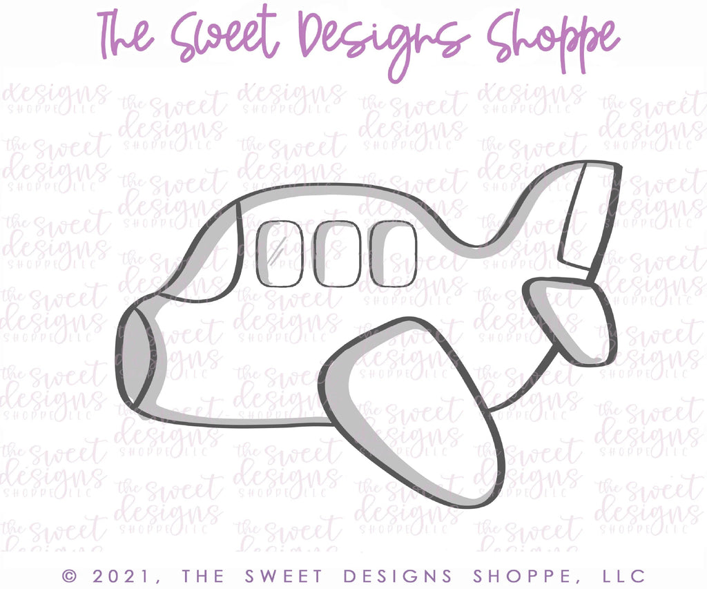 Cookie Cutters - Airplane - Cookie Cutter - Sweet Designs Shoppe - - ALL, baby toys, Cookie Cutter, kids, Kids / Fantasy, Promocode, toys, transportation, travel