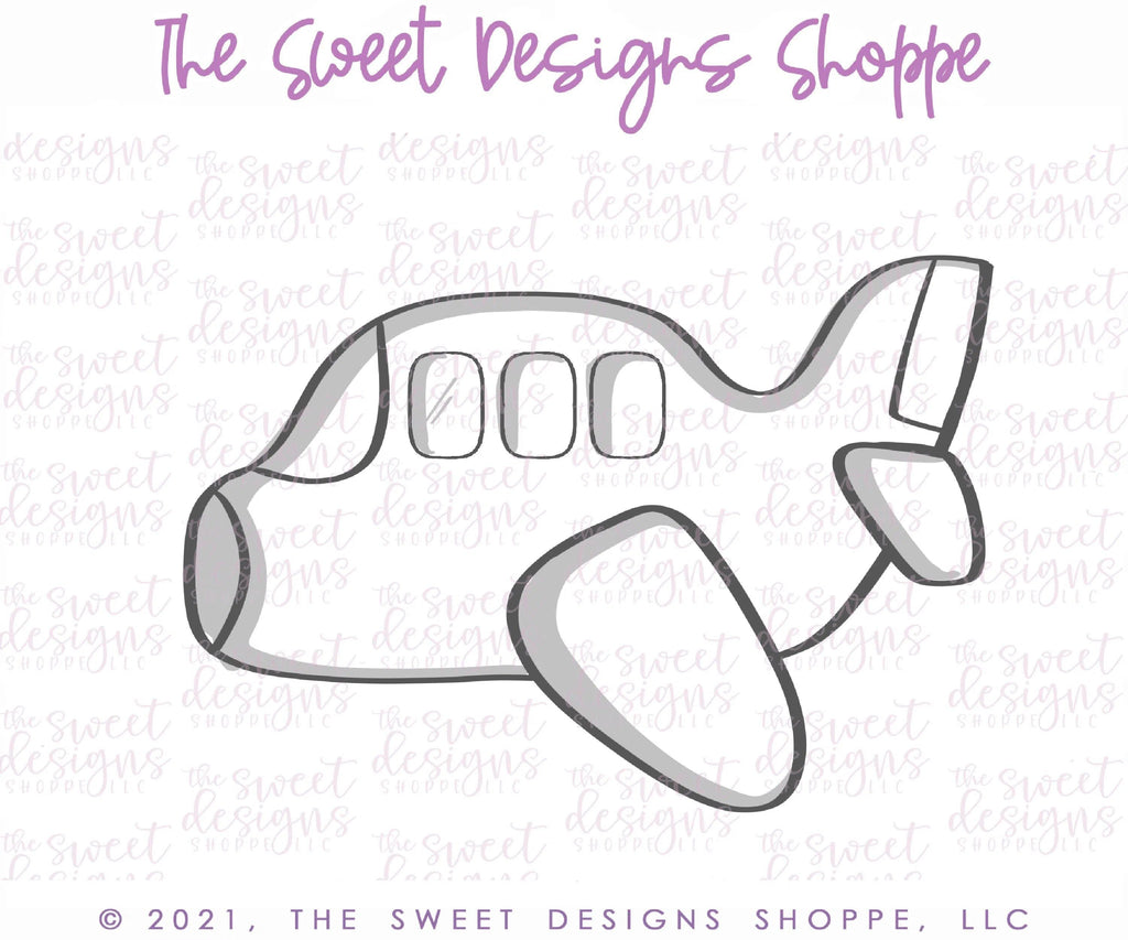 Cookie Cutters - Airplane - Cookie Cutter - The Sweet Designs Shoppe - - ALL, baby toys, Cookie Cutter, kids, Kids / Fantasy, Promocode, toys, transportation, travel