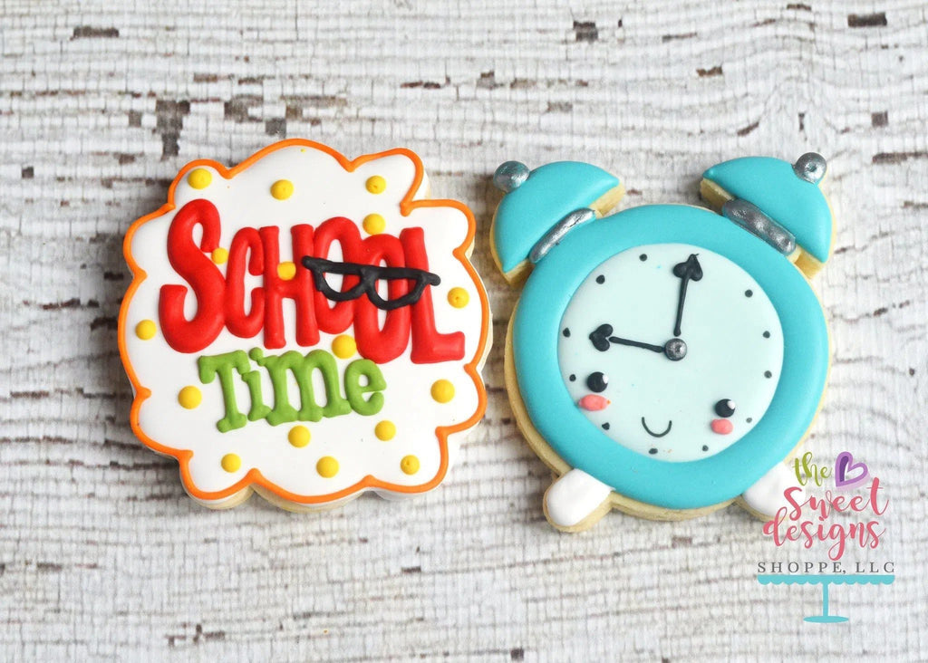 Cookie Cutters - Alarm Clock - Cookie Cutter - The Sweet Designs Shoppe - - alarm clock, ALL, Cookie Cutter, Grad, graduations, Miscellaneous, Promocode, school, School / Graduation