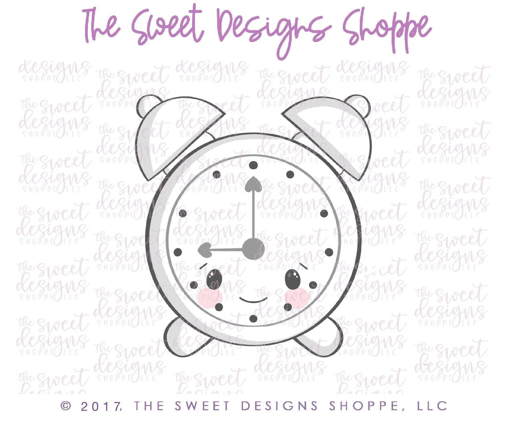 Cookie Cutters - Alarm Clock - Cookie Cutter - The Sweet Designs Shoppe - - alarm clock, ALL, Cookie Cutter, Grad, graduations, Miscellaneous, Promocode, school, School / Graduation