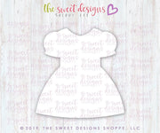Cookie Cutters - Alice's Dress - Cookie Cutter - The Sweet Designs Shoppe - TSDS - - Accesories,Alice,ALL,Clothing / Accessories,Cookie Cutter,Dress,Girl,kid,kids,Kids / Fantasy,Promocode,STL,Wonderland