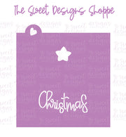 Cookie Cutters and Stencils - Bundle - Merry Christmas Tree - Cookie Cutter & Stencil Set - The Sweet Designs Shoppe - TSDS - - ALL,Bundle,Bundles,Christmas,Christmas / Winter,Promocode