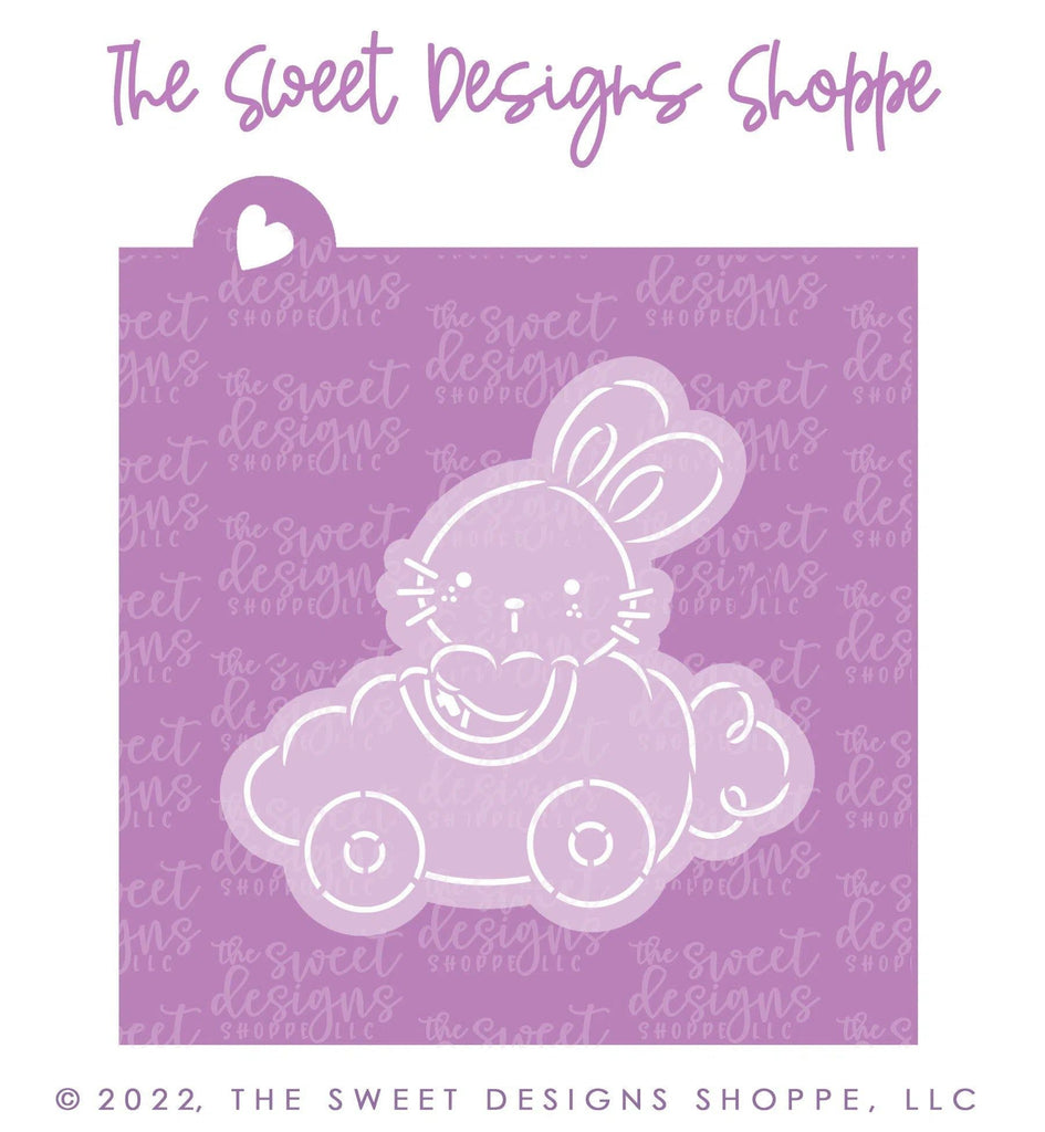 Cookie Cutters and Stencils - Bundle - PYOC Bunny in Carrot - Cookie Cutter & Stencil - The Sweet Designs Shoppe - TSDS - - ALL,Animal,Animals,Animals and Insects,Bundle,Bundles,Easter,Easter / Spring,Fantasy,Kids / Fantasy,Promocode,PYO,PYOC Cutter-Stencil