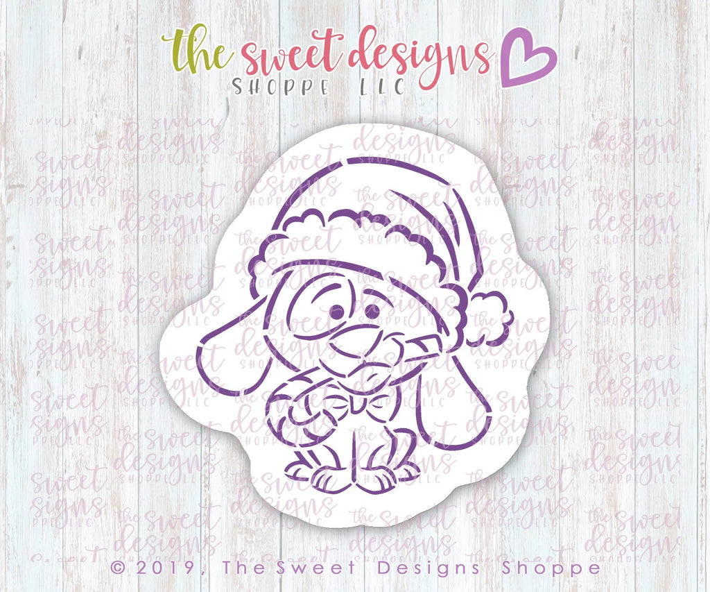Cookie Cutters and Stencils - Bundle - PYOC Christmas Puppy - Cookie Cutter & Stencil - Sweet Designs Shoppe - - ALL, Bundle, Bundles, Christmas, Christmas / Winter, Promocode, PYO, PYOC Cutter-Stencil