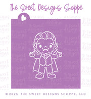 Cookie Cutters and Stencils - Bundle - PYOC Cute Dracula - Cookie Cutter & Stencil - The Sweet Designs Shoppe - TSDS - - ALL,Bundle,Bundles,halloween,Promocode,PYO,PYOC Cutter-Stencil