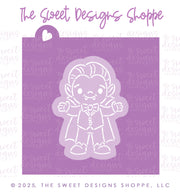 Cookie Cutters and Stencils - Bundle - PYOC Cute Dracula - Cookie Cutter & Stencil - The Sweet Designs Shoppe - TSDS - - ALL,Bundle,Bundles,halloween,Promocode,PYO,PYOC Cutter-Stencil