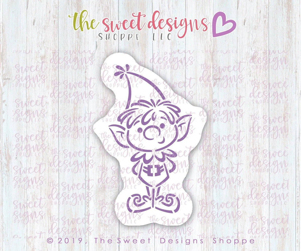 Cookie Cutters and Stencils - Bundle - PYOC Elf Boy - Cookie Cutter & Stencil - The Sweet Designs Shoppe - TSDS - - ALL,Bundle,Bundles,Christmas,Christmas / Winter,Promocode,PYO,PYOC Cutter-Stencil