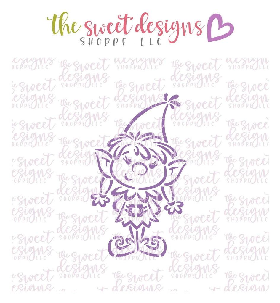 Cookie Cutters and Stencils - Bundle - PYOC Elf Girl - Cookie Cutter & Stencil - The Sweet Designs Shoppe - - ALL, Bundle, Bundles, Christmas, Christmas / Winter, Promocode, PYO, PYOC Cutter-Stencil