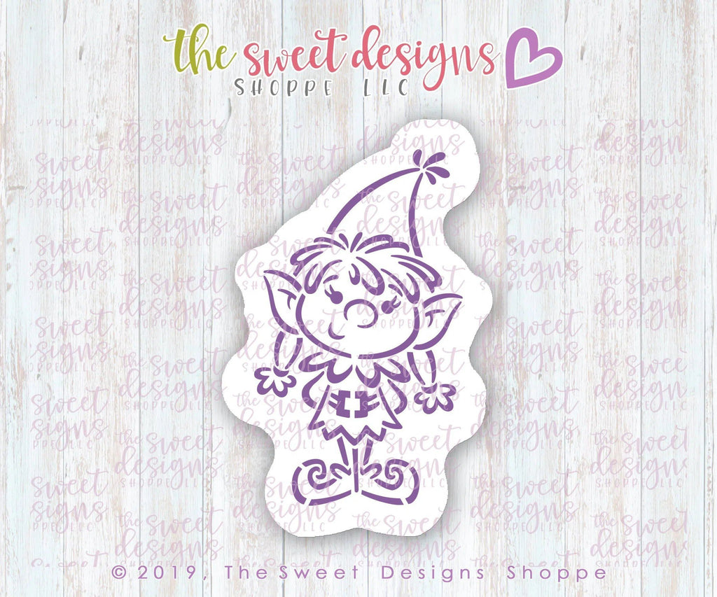 Cookie Cutters and Stencils - Bundle - PYOC Elf Girl - Cookie Cutter & Stencil - The Sweet Designs Shoppe - - ALL, Bundle, Bundles, Christmas, Christmas / Winter, Promocode, PYO, PYOC Cutter-Stencil