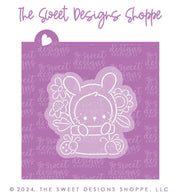 Cookie Cutters and Stencils - Bundle - PYOC Floral Bunny - Cookie Cutter & Stencil - The Sweet Designs Shoppe - TSDS - - ALL,Animal,Animals,Animals and Insects,Bundle,Bundles,Easter,Easter / Spring,Promocode,PYO,PYOC Cutter-Stencil