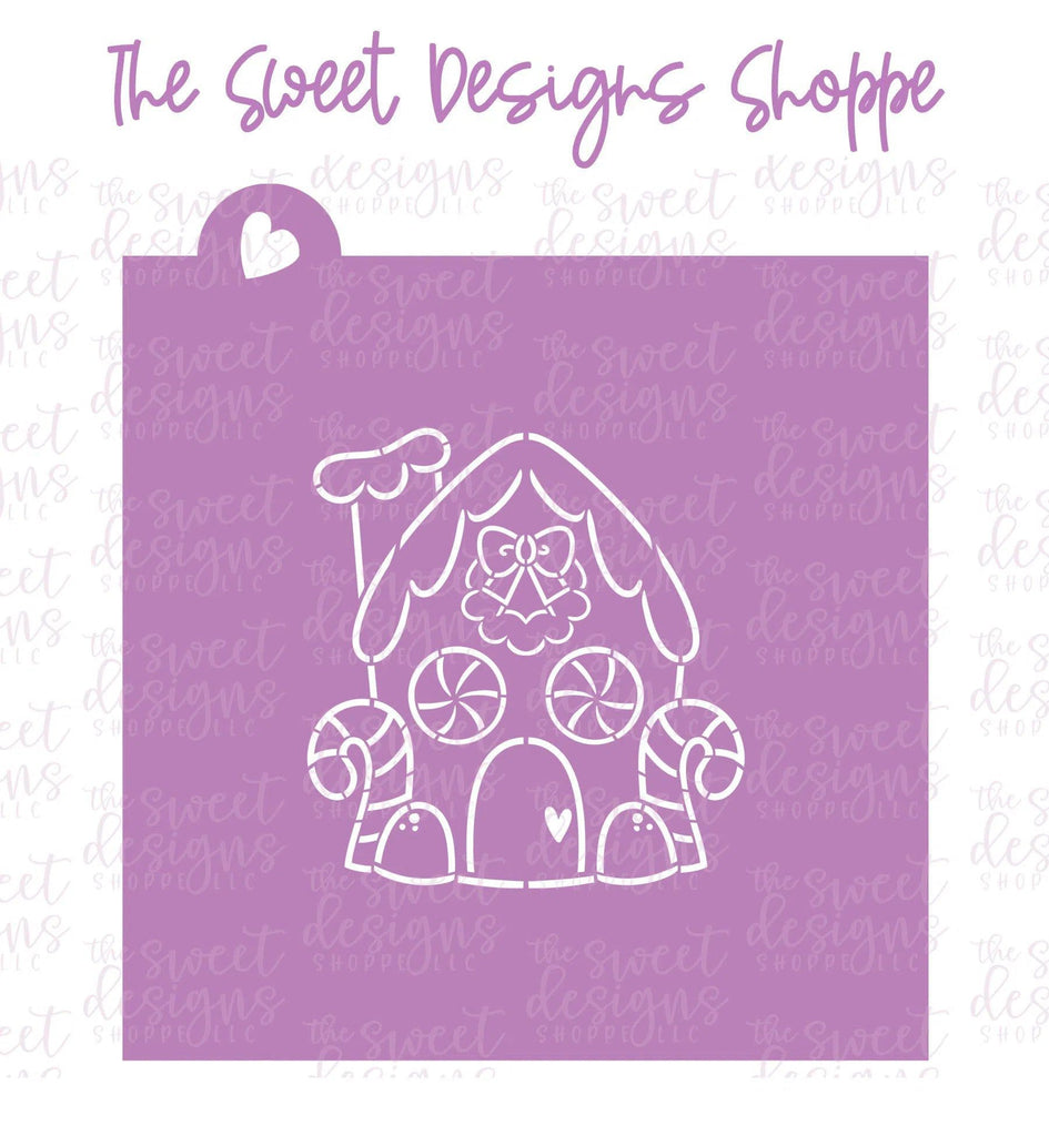 Cookie Cutters and Stencils - Bundle - PYOC Gingerbread House - Cookie Cutter & Stencil - The Sweet Designs Shoppe - - ALL, Bundle, Bundles, Christmas, Christmas / Winter, Ginger bread, Gingerbread, Promocode, PYO, PYOC Cutter-Stencil