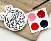 Cookie Cutters and Stencils - Bundle - PYOC Ladybug - Cookie Cutter & Stencil - The Sweet Designs Shoppe - TSDS - - ALL,Animal,Animals,Animals and Insects,Bundle,Bundles,Fantasy,Kids / Fantasy,Promocode,PYO,PYOC Cutter-Stencil,valentine,valentines
