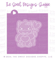 Cookie Cutters and Stencils - Bundle - PYOC Love Monster with Heart Balloon - Cookie Cutter & Stencil - The Sweet Designs Shoppe - TSDS - - ALL,Bundle,Bundles,Promocode,PYO,PYOC Cutter-Stencil,Valentine,Valentines
