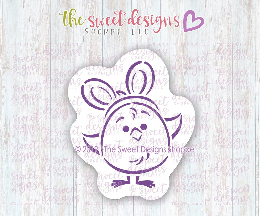 Cookie Cutters and Stencils - Bundle - PYOC Round Bunny Chick - Cookie Cutter & Stencil - The Sweet Designs Shoppe - - ALL, Bundle, Bundles, Easter, Easter / Spring, easter collection 2019, Promocode, PYO, PYOC Cutter-Stencil