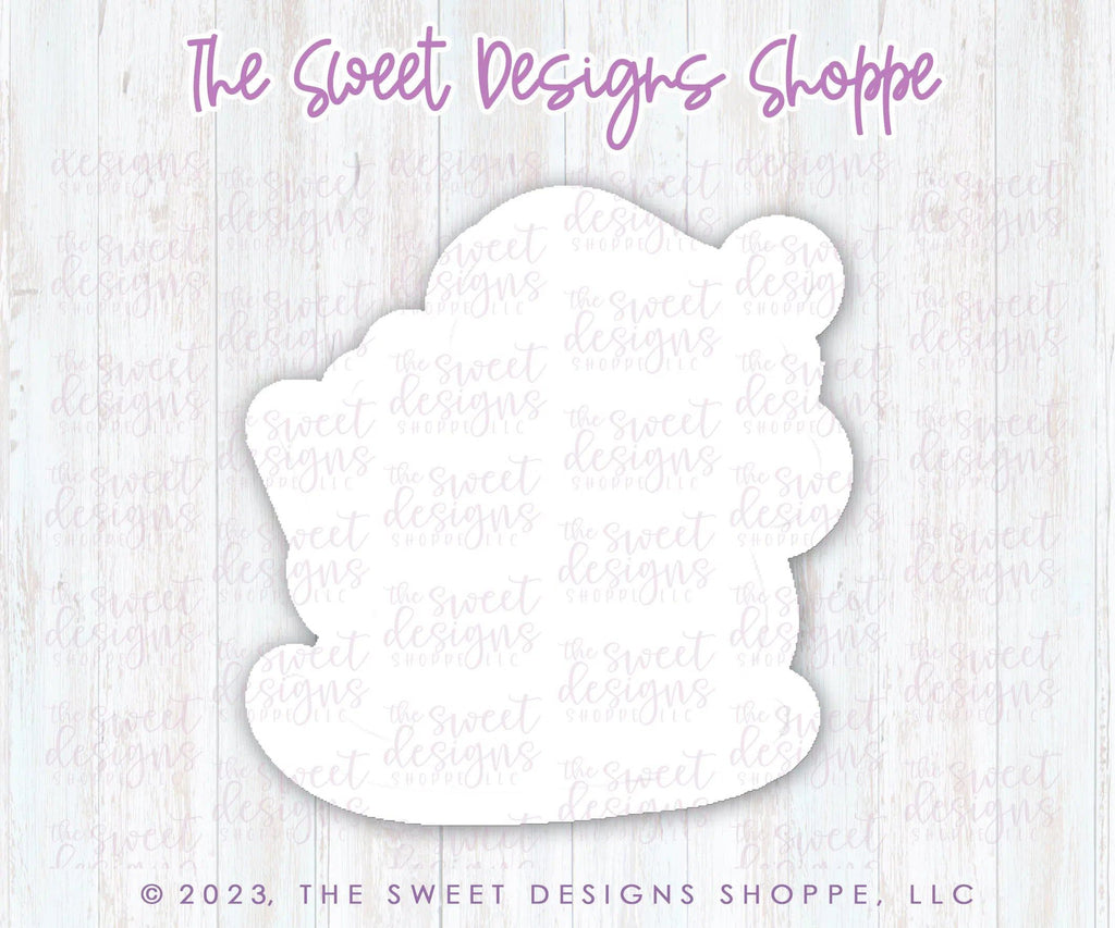 Cookie Cutters and Stencils - Bundle - PYOC Santa in Sleigh - Cookie Cutter & Stencil - The Sweet Designs Shoppe - - ALL, Bundle, Bundles, Christmas, Christmas / Winter, Promocode, PYO, PYOC Cutter-Stencil