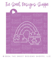 Cookie Cutters and Stencils - Bundle - PYOC St. Patrick's Rainbow - Cookie Cutter & Stencil - The Sweet Designs Shoppe - TSDS - - ALL,Bundle,Bundles,Promocode,PYO,PYOC Cutter-Stencil,St paddy,ST PATRICK,St Patrick’s Day,St. Pat,St. Patricks