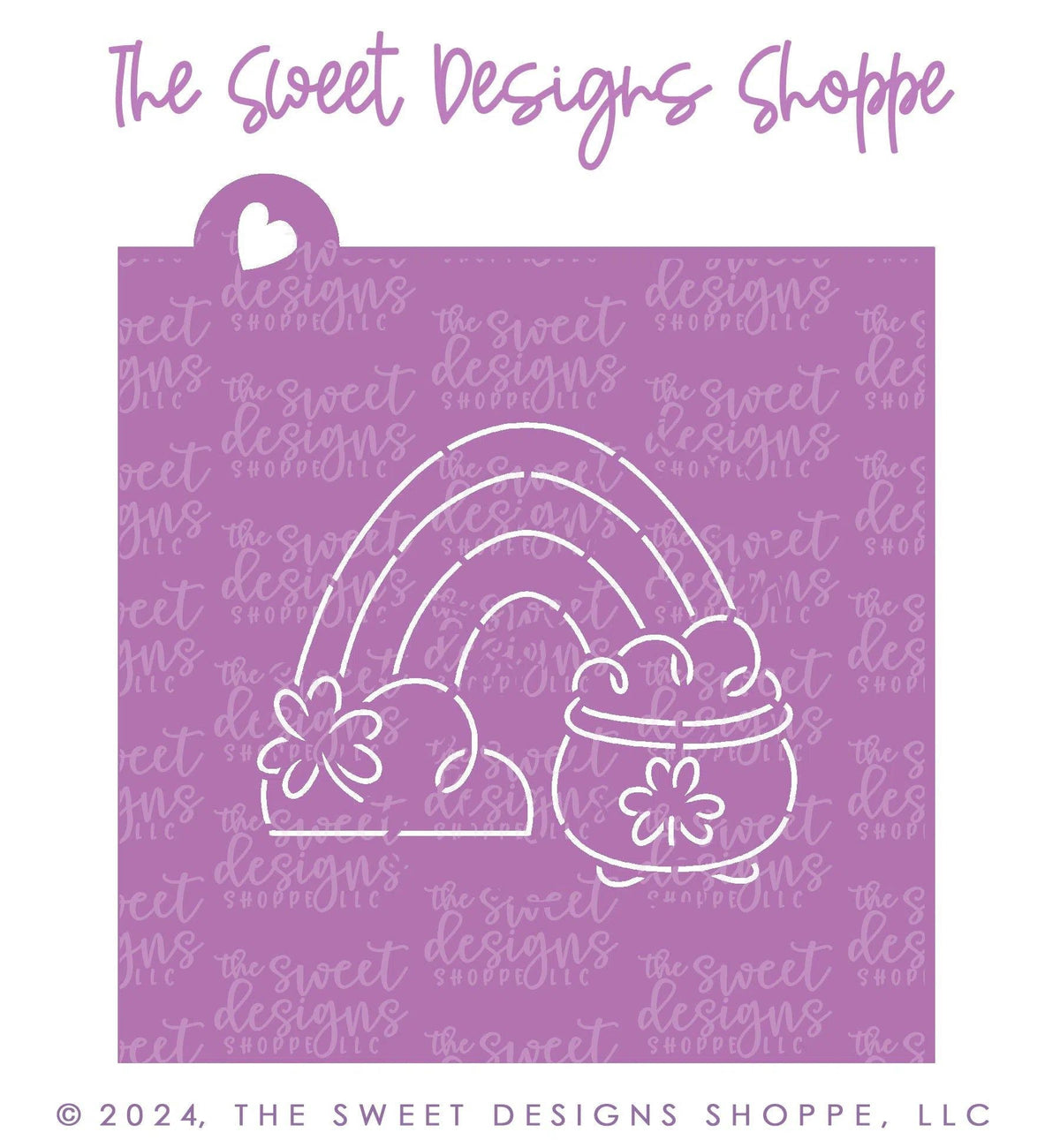 Cookie Cutters and Stencils - Bundle - PYOC St. Patrick's Rainbow - Cookie Cutter & Stencil - The Sweet Designs Shoppe - TSDS - - ALL,Bundle,Bundles,Promocode,PYO,PYOC Cutter-Stencil,St paddy,ST PATRICK,St Patrick’s Day,St. Pat,St. Patricks