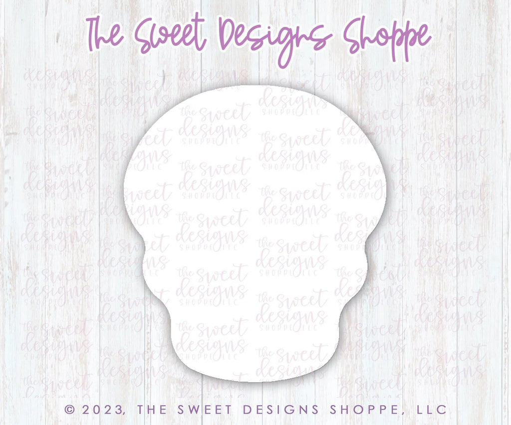 Cookie Cutters and Stencils - Bundle - PYOC Sugar Skull Regular - Cookie Cutter & Stencil - The Sweet Designs Shoppe - TSDS - - ALL,Bundle,Bundles,Day of the dead,dia de los muertos,Dia de Muertos,halloween,Promocode,PYO,PYOC Cutter-Stencil