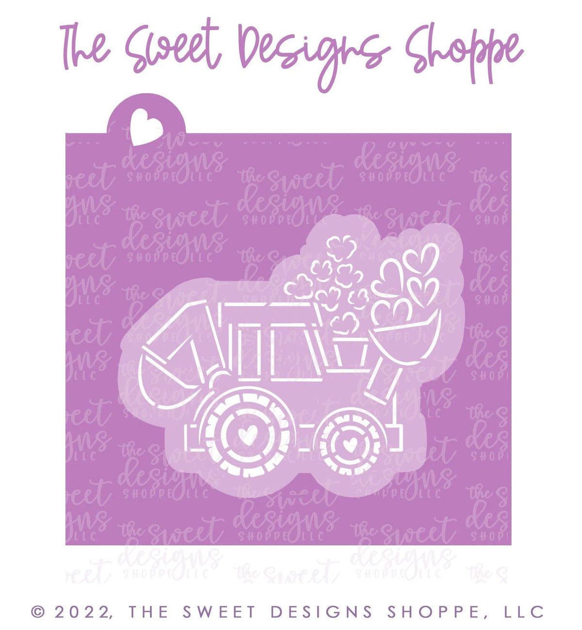 Cookie Cutters and Stencils - Bundle - PYOC Tractor - Cookie Cutter & Stencil - The Sweet Designs Shoppe - TSDS - - ALL,Bundle,Bundles,Fantasy,Farm,Kids / Fantasy,Promocode,PYO,PYOC Cutter-Stencil,valentine,valentines
