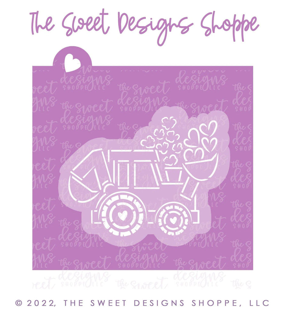 Cookie Cutters and Stencils - Bundle - PYOC Tractor - Cookie Cutter & Stencil - The Sweet Designs Shoppe - TSDS - - ALL,Bundle,Bundles,Fantasy,Farm,Kids / Fantasy,Promocode,PYO,PYOC Cutter-Stencil,valentine,valentines