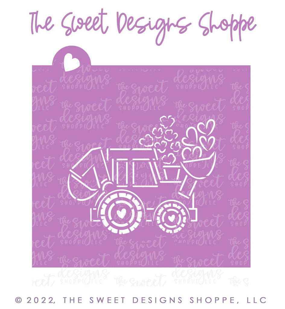 Cookie Cutters and Stencils - Bundle - PYOC Tractor - Cookie Cutter & Stencil - The Sweet Designs Shoppe - TSDS - - ALL,Bundle,Bundles,Fantasy,Farm,Kids / Fantasy,Promocode,PYO,PYOC Cutter-Stencil,valentine,valentines