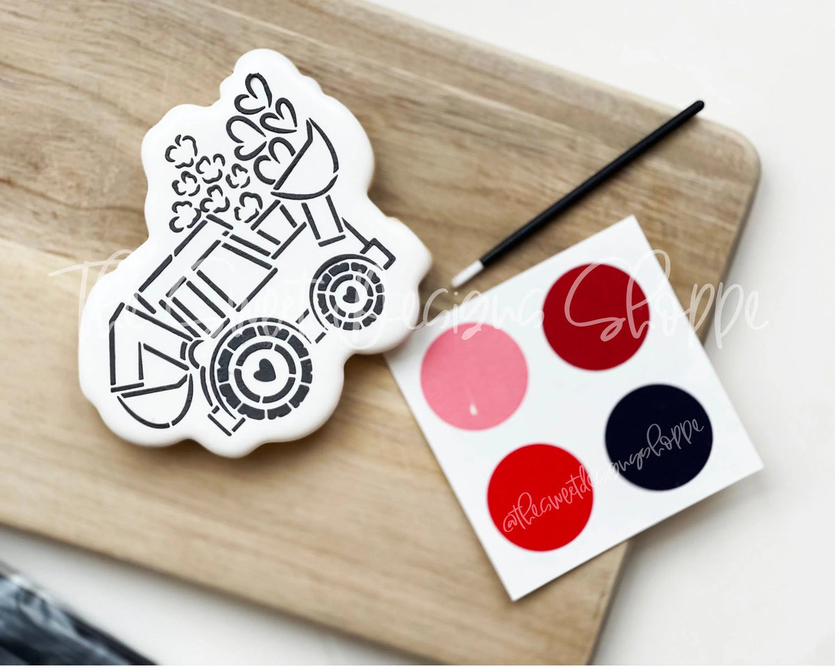 Cookie Cutters and Stencils - Bundle - PYOC Tractor - Cookie Cutter & Stencil - The Sweet Designs Shoppe - TSDS - - ALL,Bundle,Bundles,Fantasy,Farm,Kids / Fantasy,Promocode,PYO,PYOC Cutter-Stencil,valentine,valentines