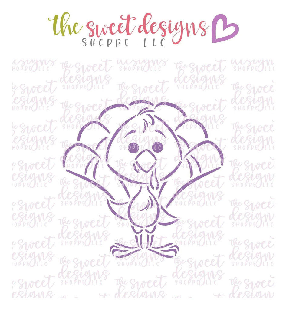 Cookie Cutters and Stencils - Bundle - PYOC Turkey - Cookie Cutter & Stencil - The Sweet Designs Shoppe - - ALL, Bundle, Bundles, Fall, Fall / Thanksgiving, Promocode, PYO, PYOC Cutter-Stencil