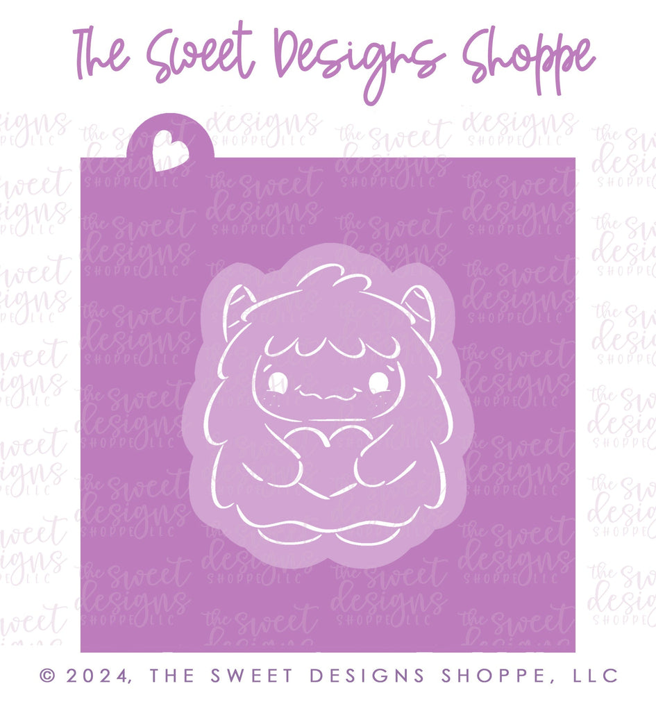 Cookie Cutters and Stencils - Bundle - PYOC Yeti - Cookie Cutter & Stencil - The Sweet Designs Shoppe - - ALL, Bundle, Bundles, new, Promocode, PYO, PYOC Cutter-Stencil, Valentine, Valentines