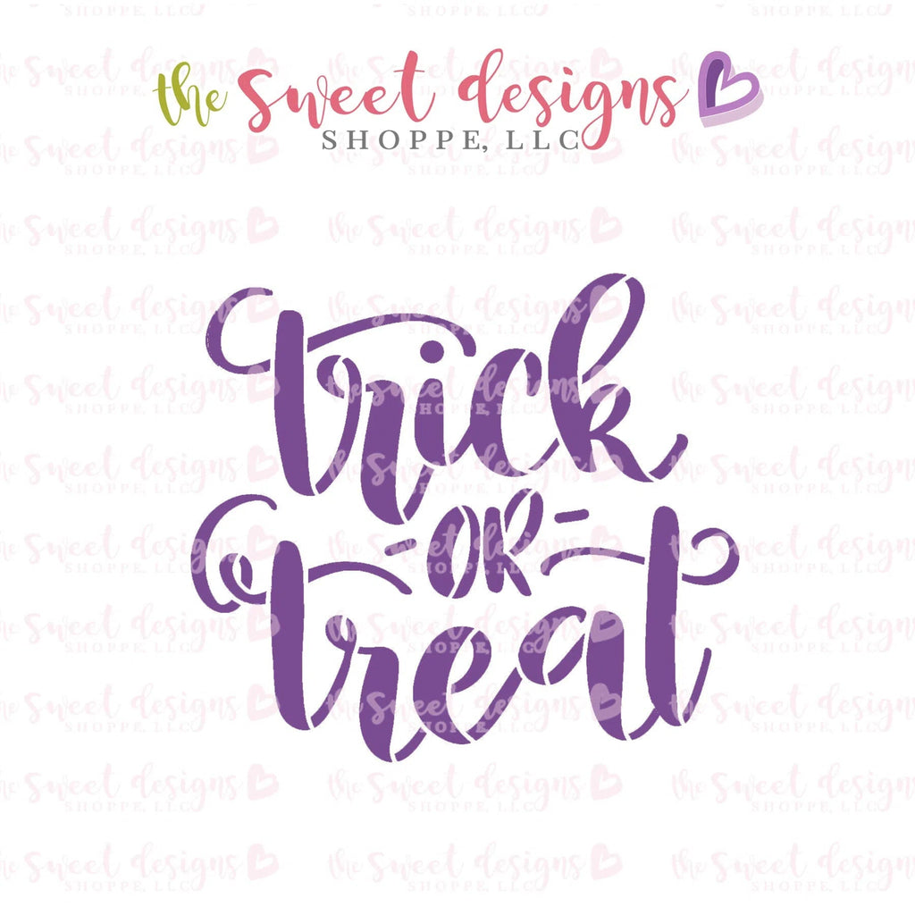 Cookie Cutters and Stencils - Bundle - Trick or Treat - Cookie Cutter & Stencil - Sweet Designs Shoppe - - ALL, Bundle, Bundles, halloween, Promocode