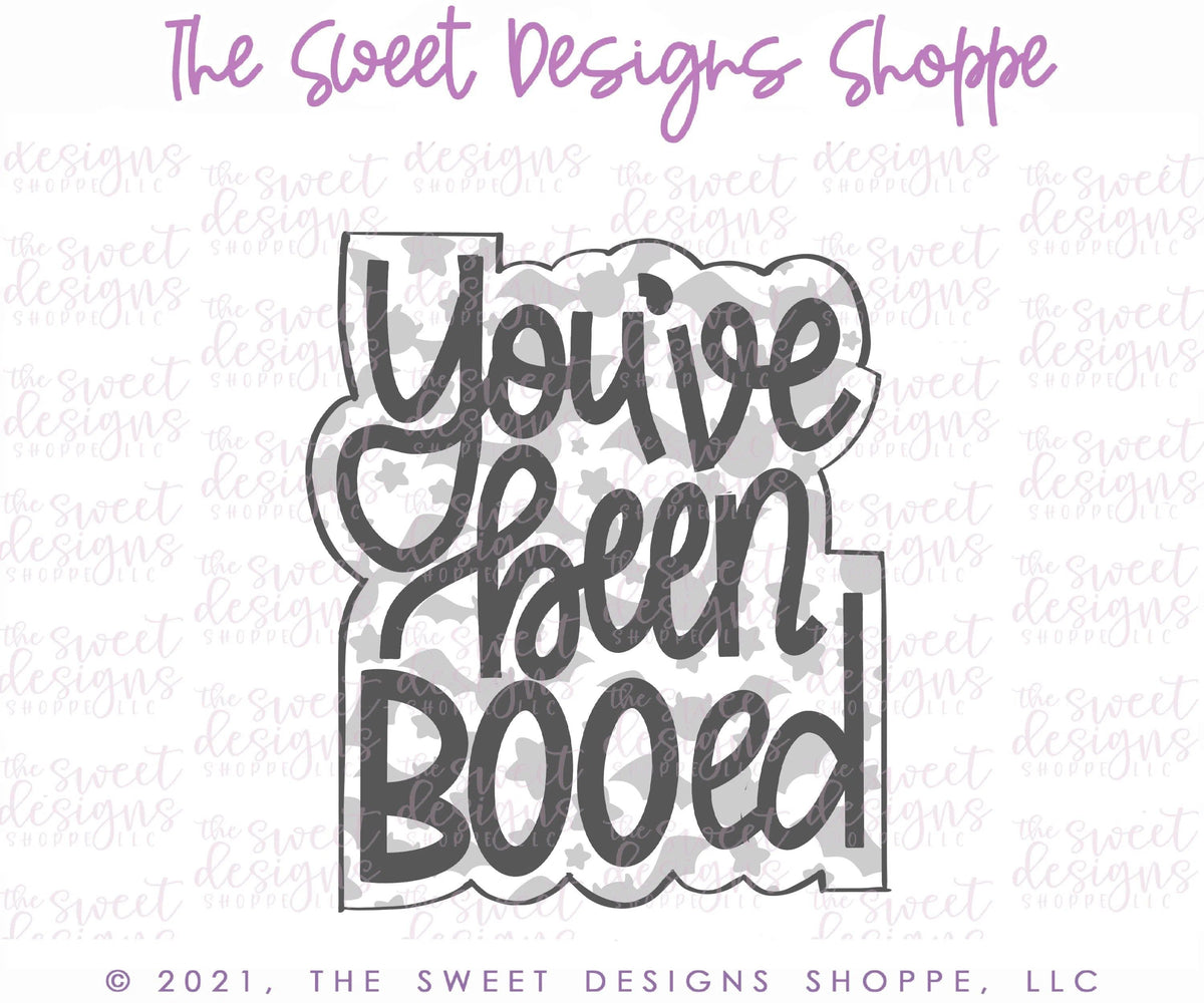 Cookie Cutters and Stencils - Bundle - You've been BOOed - Cookie Cutter & Stencil - The Sweet Designs Shoppe - TSDS - - ALL,Bundle,Bundles,halloween,Promocode