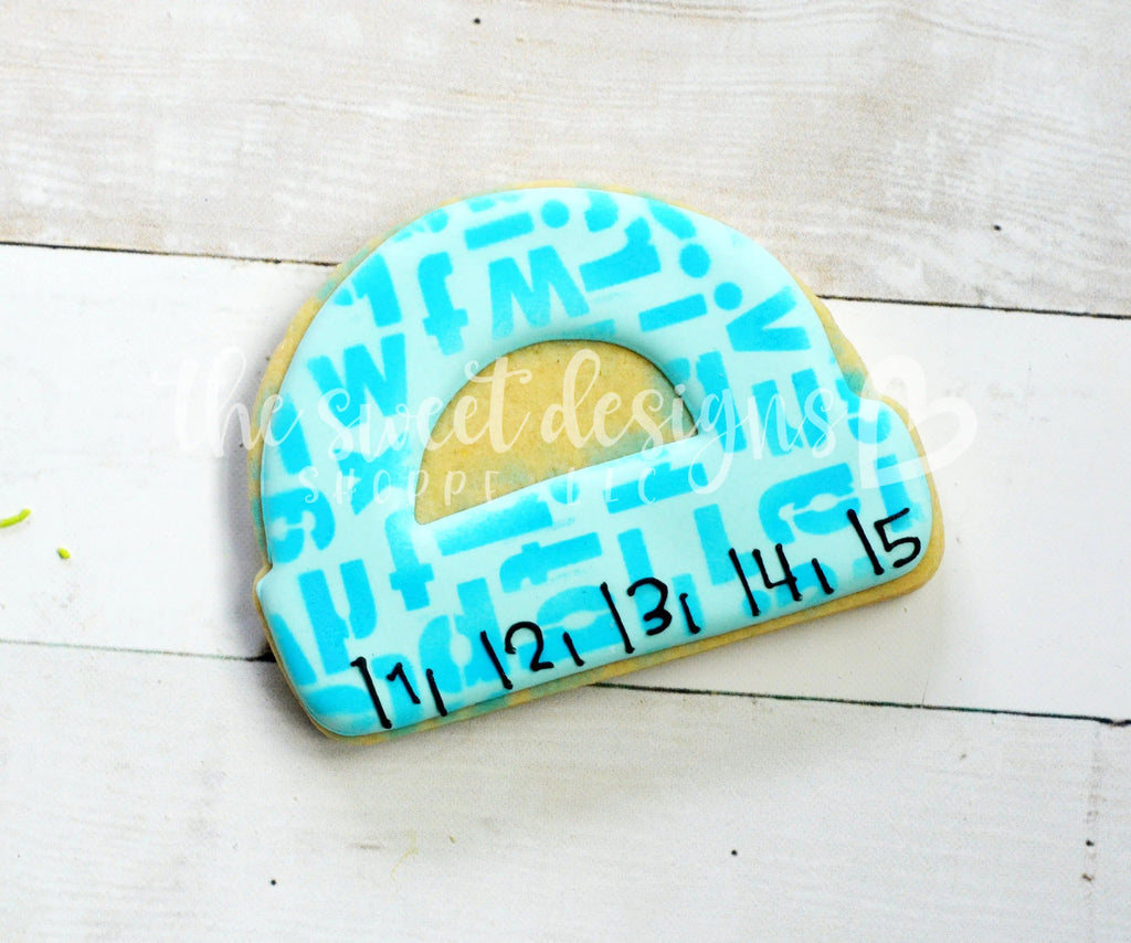 Cookie Cutters - Angle Ruler - Cookie Cutter - The Sweet Designs Shoppe - TSDS - - ALL,angle ruler,Cookie Cutter,Grad,graduations,Promocode,Ruler,School,School / Graduation,school supplies