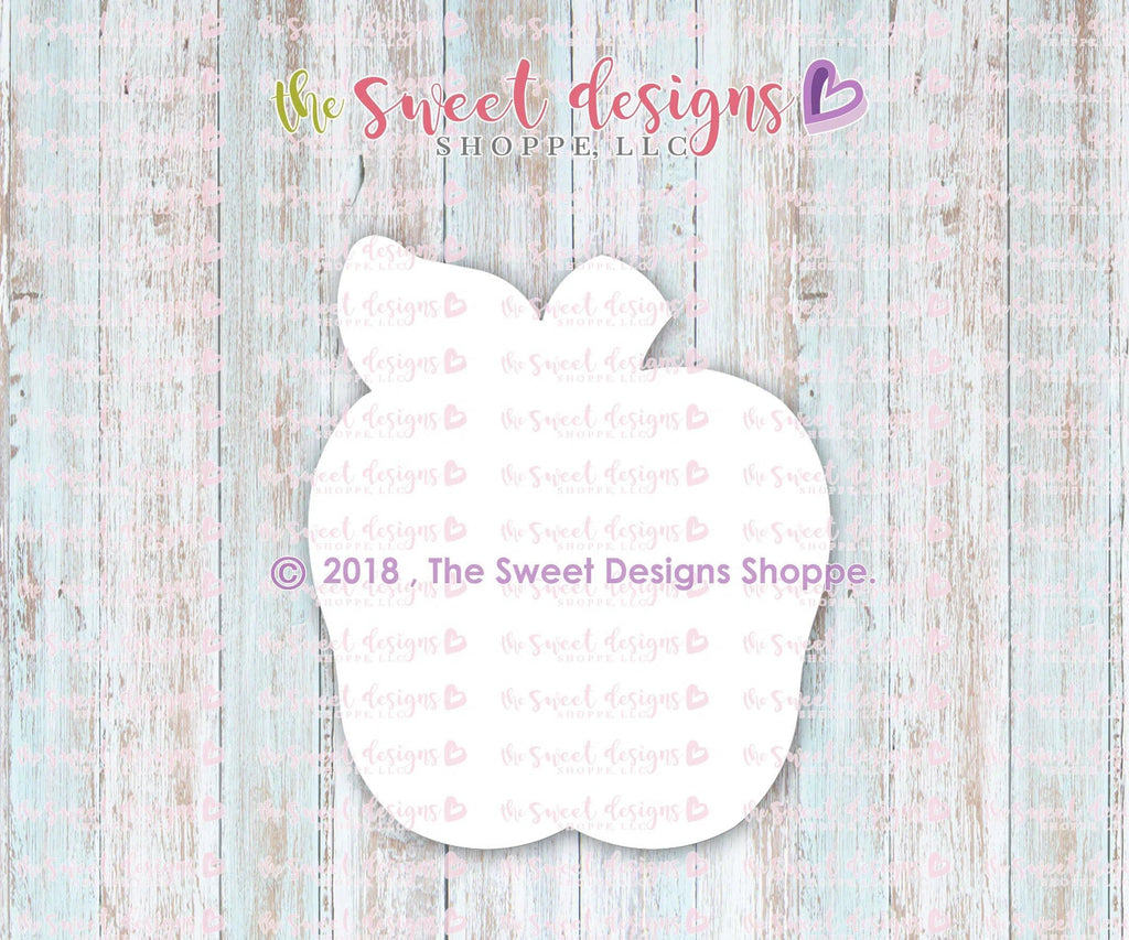Cookie Cutters - Apple 2018 - Cookie Cutter - The Sweet Designs Shoppe - TSDS - - ALL,Apple,Cookie Cutter,Food,Food and Beverage,Food beverages,Fruits and Vegetables,Grad,graduations,Promocode,school,School / Graduation