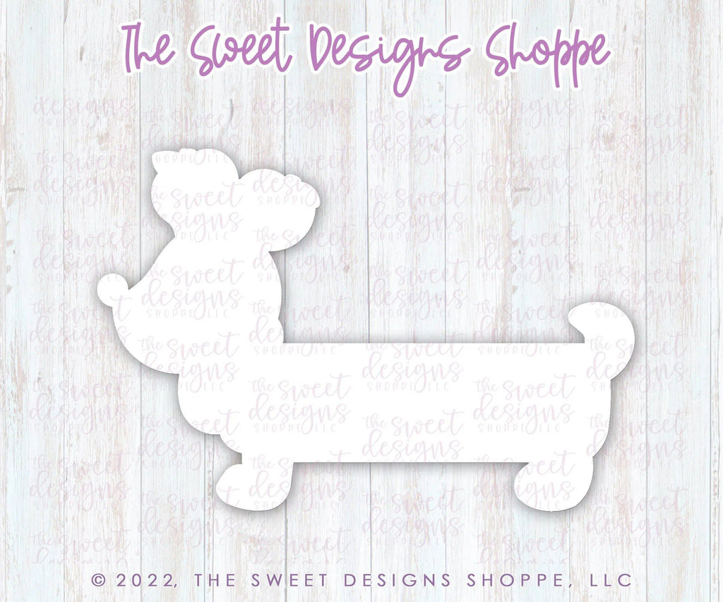 Cookie Cutters - Apple headband Dachshund Dog - Cookie Cutter - Sweet Designs Shoppe - - ALL, Animal, Animals, Animals and Insects, back to school, Cookie Cutter, Grad, Graduation, graduations, Promocode, School, School / Graduation