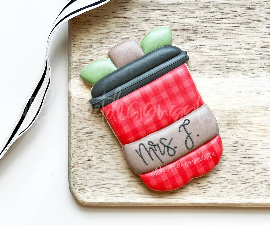 Cookie Cutters - Apple Shaped Coffee - Cookie Cutter - The Sweet Designs Shoppe - TSDS - - ALL,back to school,Cookie Cutter,Food,Food and Beverage,Food beverages,Promocode,School,School / Graduation,school supplies,Teacher,Teacher Appreciation,valentine,valentines