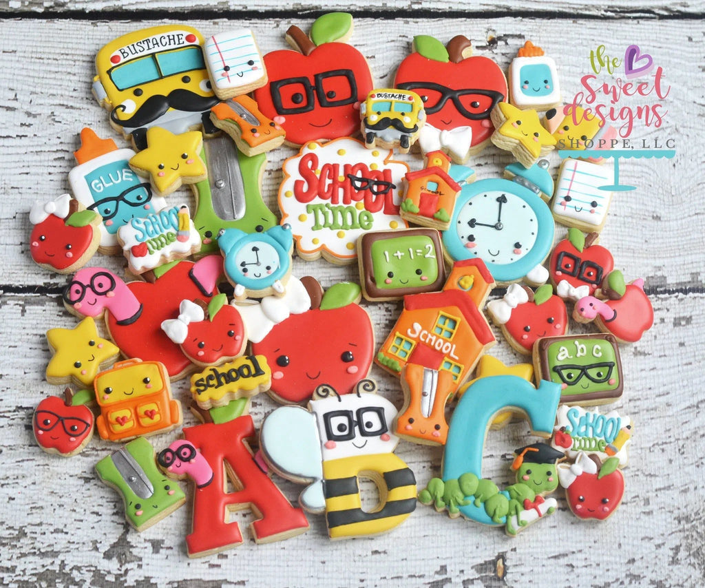 Cookie Cutters - Apple v2 - Cookie Cutter - The Sweet Designs Shoppe - TSDS - - ALL,Apple,Cookie Cutter,Food,Food and Beverage,Food beverages,Fruits and Vegetables,Grad,graduations,Promocode,school,School / Graduation