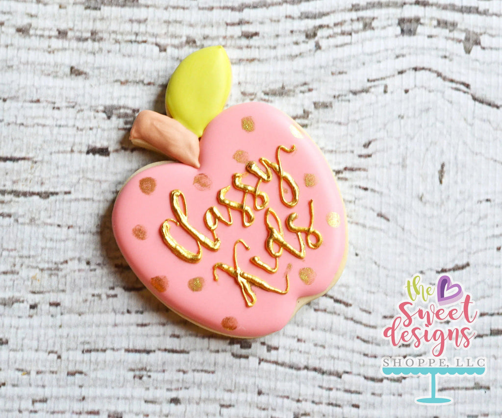 Cookie Cutters - Apple v2 - Cookie Cutter - The Sweet Designs Shoppe - TSDS - - ALL,Apple,Cookie Cutter,Food,Food and Beverage,Food beverages,Fruits and Vegetables,Grad,graduations,Promocode,school,School / Graduation