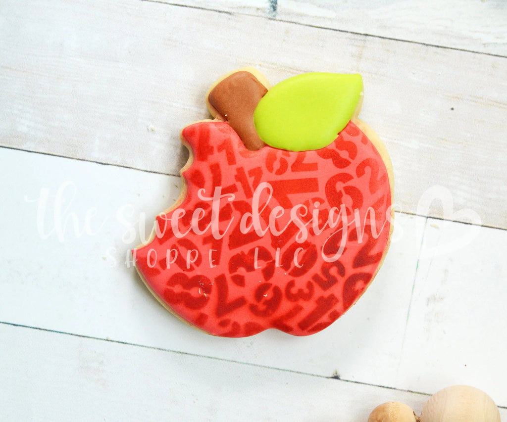 Cookie Cutters - Apple with Bite - Cookie Cutter - The Sweet Designs Shoppe - TSDS - - ALL,Apple,Cookie Cutter,Food,Food and Beverage,Food beverages,Fruits and Vegetables,Grad,graduations,Promocode,school,School / Graduation