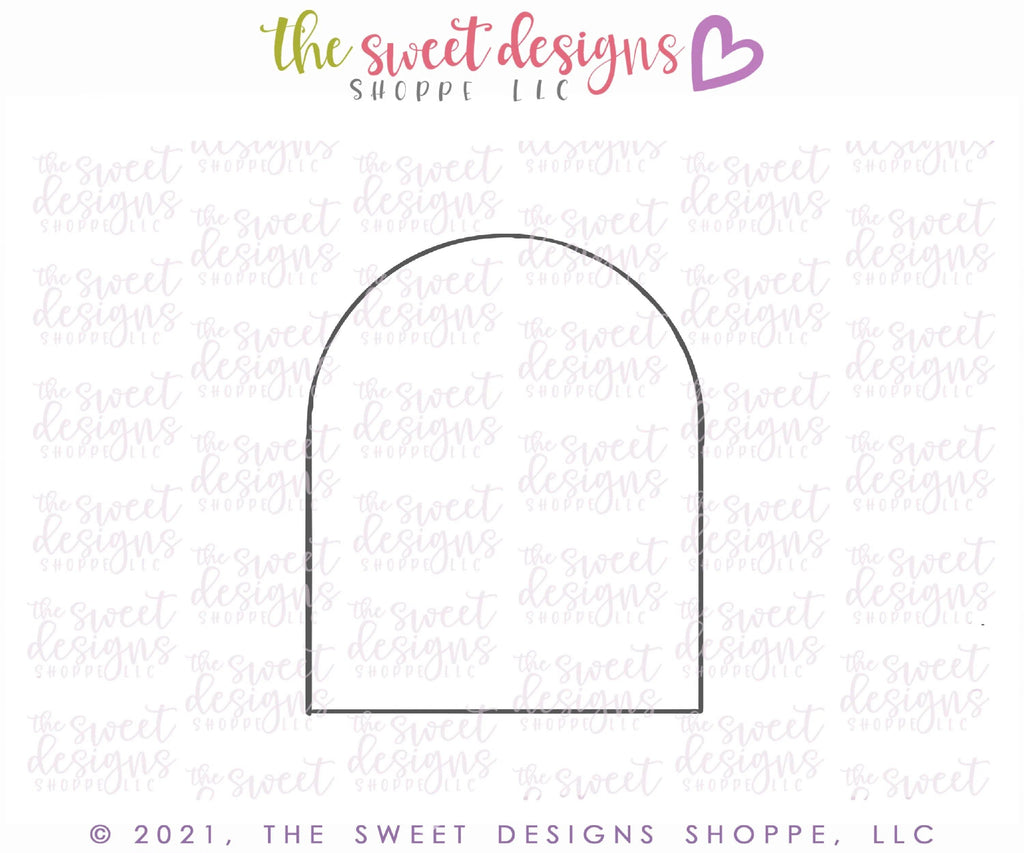 Cookie Cutters - Arch Plaque - Cookie Cutter - The Sweet Designs Shoppe - TSDS - - ALL,baby toys,basic,Basic Shapes,BasicShapes,Cookie Cutter,kids,Kids / Fantasy,Plaque,Plaques,PLAQUES HANDLETTERING,Promocode,STL,toy,toys