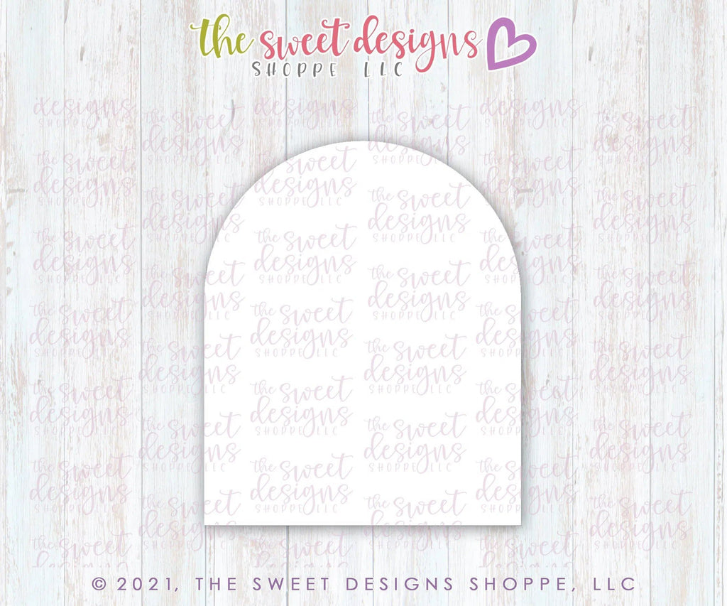 Cookie Cutters - Arch Plaque - Cookie Cutter - The Sweet Designs Shoppe - TSDS - - ALL,baby toys,basic,Basic Shapes,BasicShapes,Cookie Cutter,kids,Kids / Fantasy,Plaque,Plaques,PLAQUES HANDLETTERING,Promocode,STL,toy,toys
