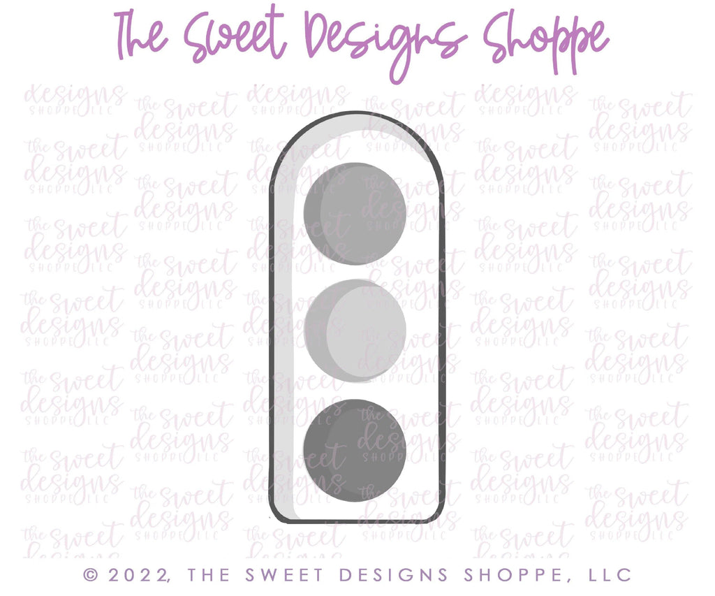 Cookie Cutters - Arch Traffic Light - Cookie Cutter - The Sweet Designs Shoppe - TSDS - - ALL,baby toys,basic,Basic Shapes,BasicShapes,car,Cookie Cutter,formula,formula 1,kids,Kids / Fantasy,nascar,Plaque,Plaques,PLAQUES HANDLETTERING,Promocode,race,sports,toys,transportation