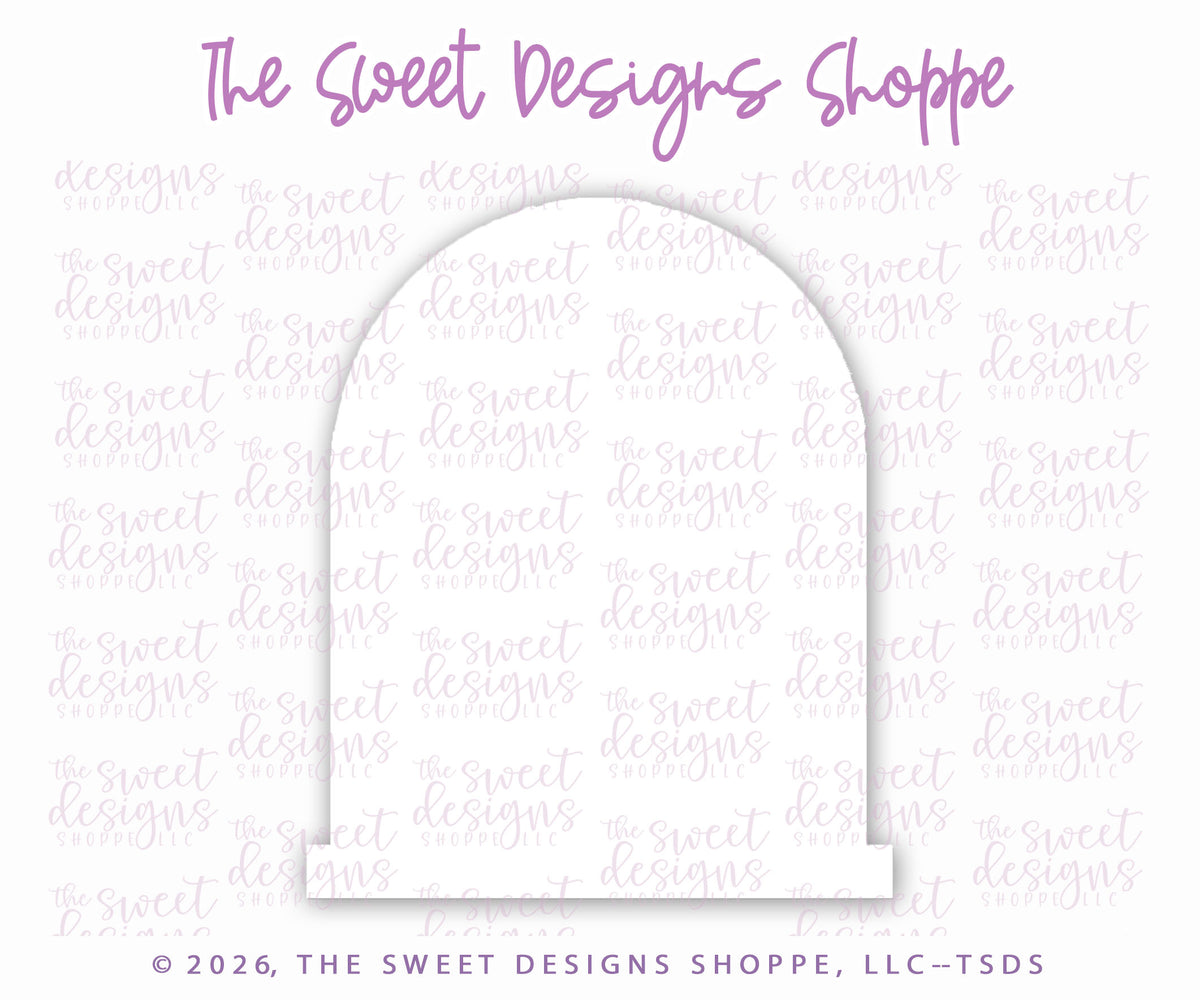 Cookie Cutters - Arch Window - Cookie Cutter - The Sweet Designs Shoppe - TSDS - - ALL,arch window,Cookie Cutter,halloween,hobbie,Hobbies,Miscelaneous,Miscellaneous,Mysterious TV,Promocode,STL,TV,tv party,window