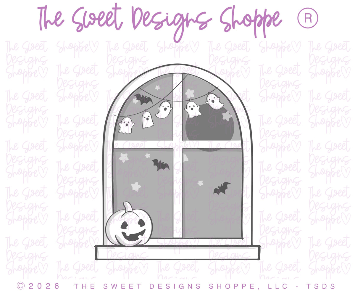 Cookie Cutters - Arch Window - Cookie Cutter - The Sweet Designs Shoppe - TSDS - - ALL,arch window,Cookie Cutter,halloween,hobbie,Hobbies,Miscelaneous,Miscellaneous,Mysterious TV,Promocode,STL,TV,tv party,window