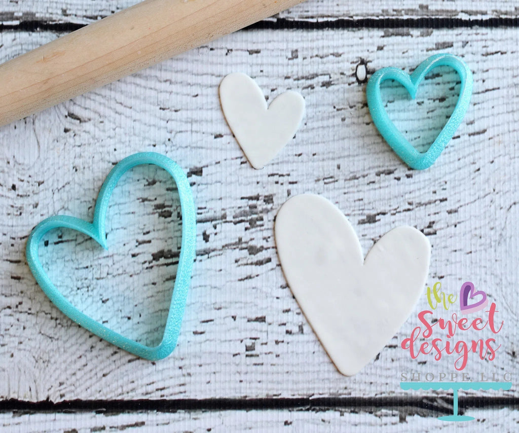 Cookie Cutters - Arnoldo's Heart v2- Cookie Cutter - Sweet Designs Shoppe - - ALL, Cookie Cutter, Heart, Love, Promocode, valentine, Valentines, Wedding