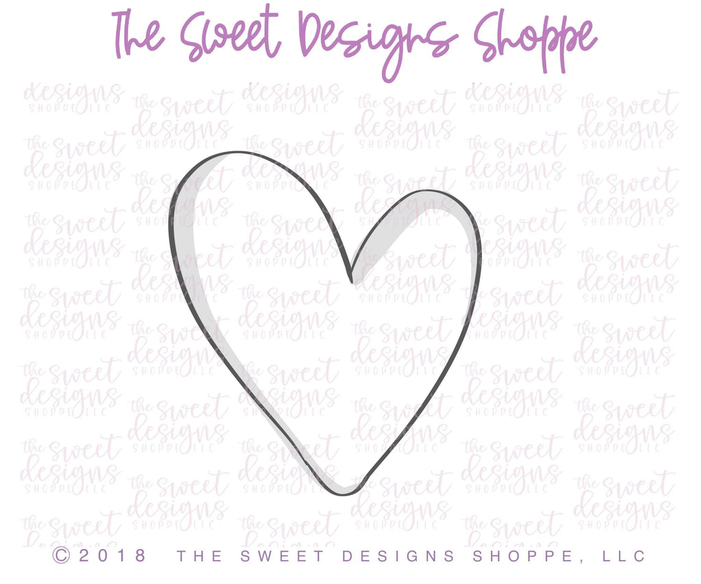 Cookie Cutters - Arnoldo's Heart v2- Cookie Cutter - The Sweet Designs Shoppe - TSDS - - ALL,Cookie Cutter,Heart,Love,Promocode,valentine,Valentines,Wedding