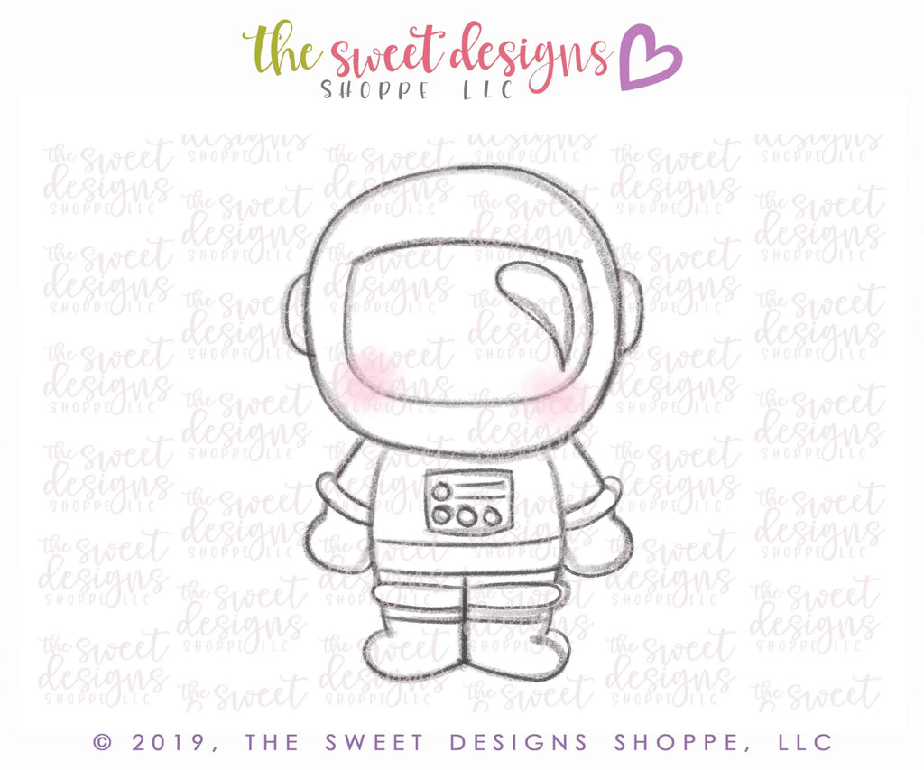 Cookie Cutters - Astronaut - Cookie Cutter - The Sweet Designs Shoppe - TSDS - - ALL,Baby / Kids,Birthday,Cookie Cutter,kid,kids,Kids / Fantasy,Miscellaneous,Promocode,space,STL,transportation,Valentines