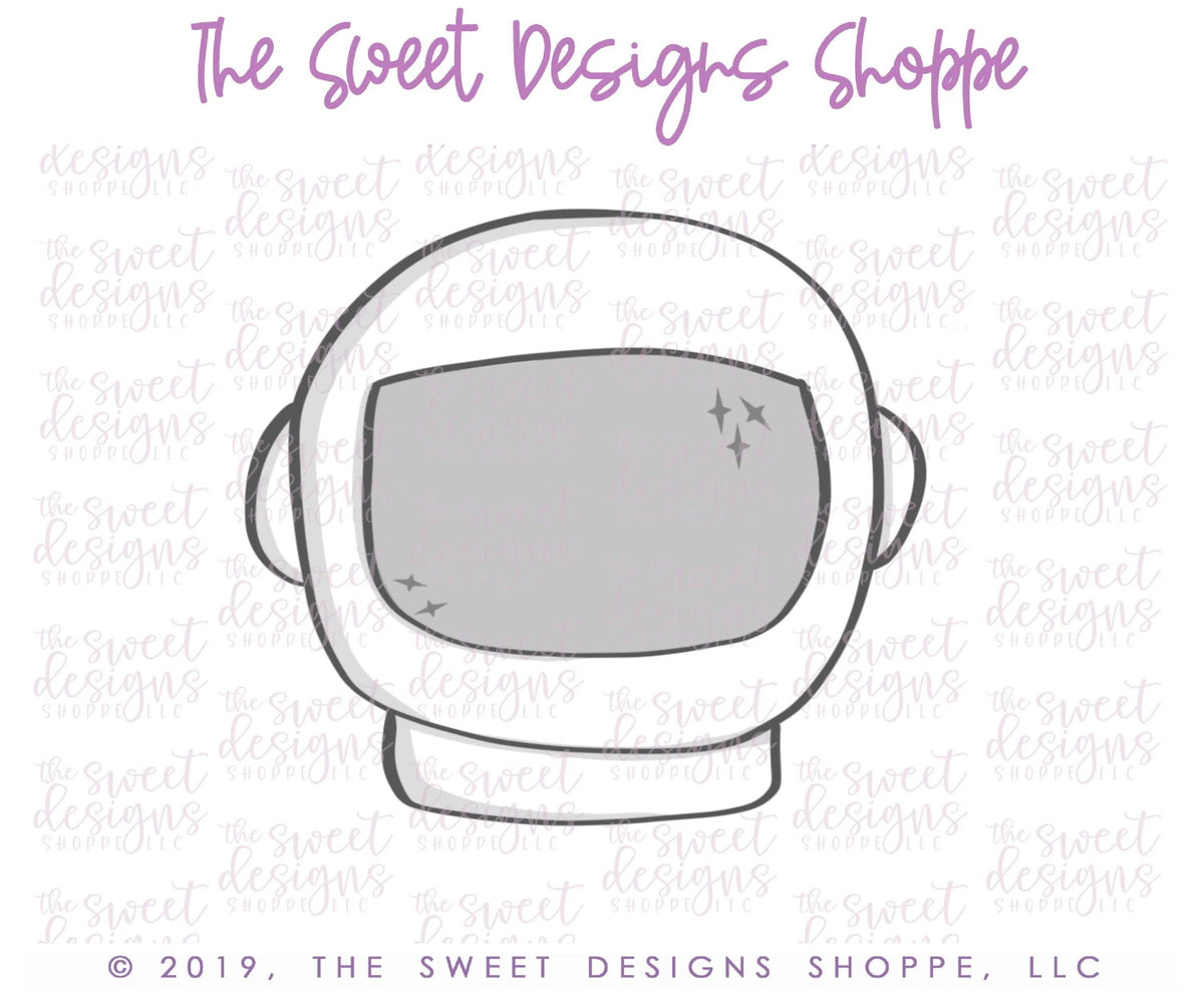Cookie Cutters - Astronaut Face - Cookie Cutter - The Sweet Designs Shoppe - TSDS - - ALL,astronaut,Cookie Cutter,kids,Miscellaneous,Promocode,space,STL,transportation