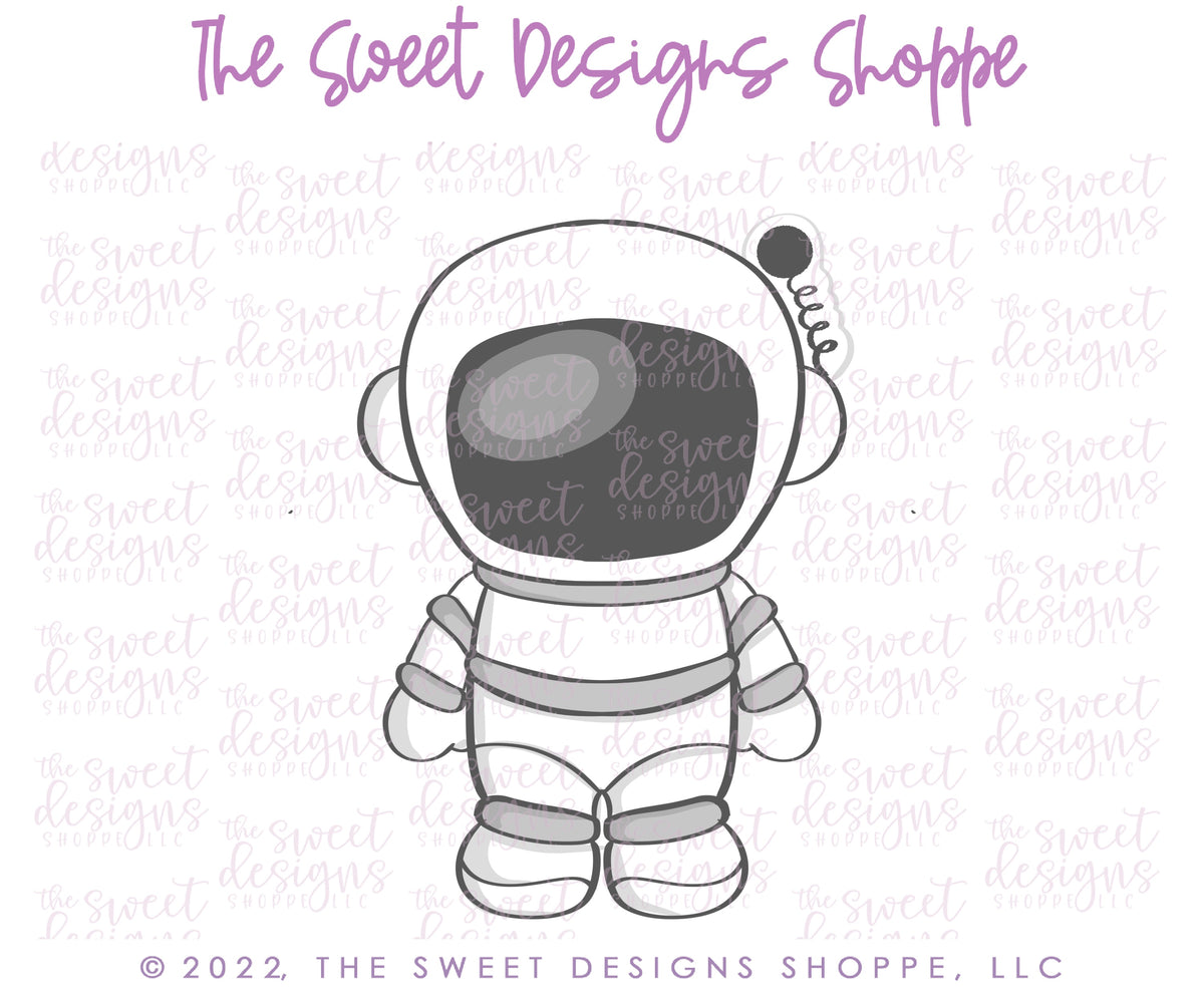 Cookie Cutters - Astronaut Set - Set of 4 - Cookie Cutters - The Sweet Designs Shoppe - TSDS - - ALL,astronaut,astronauts,Birthday,Cookie Cutter,Mini Sets,planet,Promocode,regular sets,set,space,STL,universe