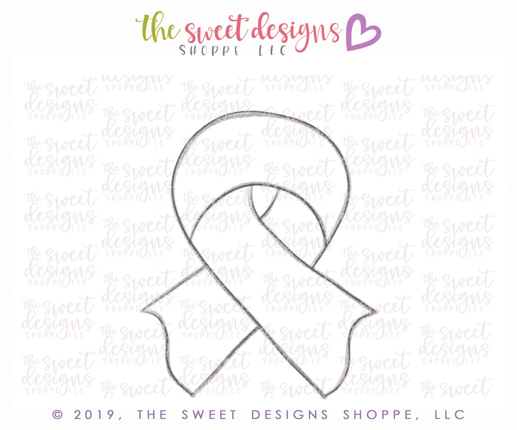 Cookie Cutters - Awareness Ribbon - Cookie Cutter - Sweet Designs Shoppe - - 2019, ALL, Awareness, Awareness Ribbon, Cancer, Cookie Cutter, Misc, Miscellaneous, Promocode, Ribbon, survivor