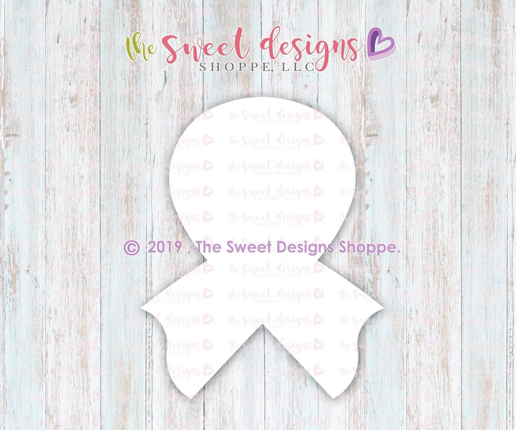 Cookie Cutters - Awareness Ribbon - Cookie Cutter - The Sweet Designs Shoppe - - 2019, ALL, Awareness, Awareness Ribbon, Cancer, Cookie Cutter, Misc, Miscellaneous, Promocode, Ribbon, survivor